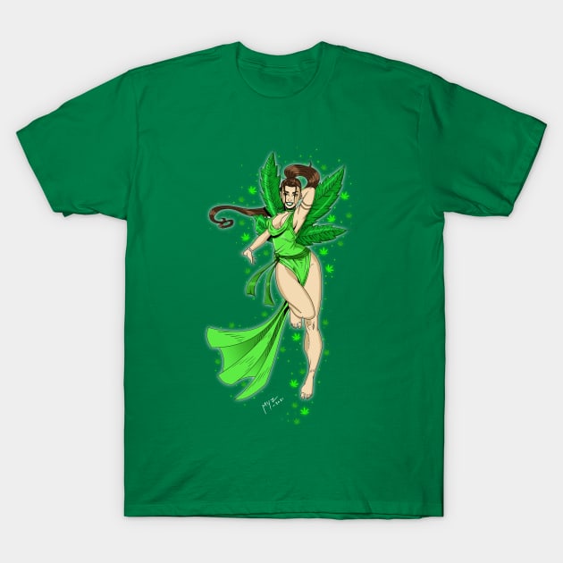 Weed Fairy T-Shirt by ArtbyMyz